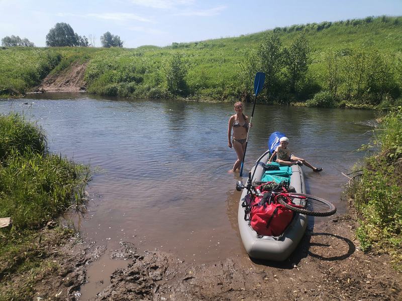Cплав по реке Беспута